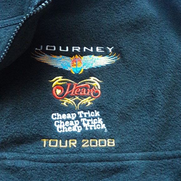 Rare Journey/cheap trick 2008 fleece tour sweater - Picture 2 of 8